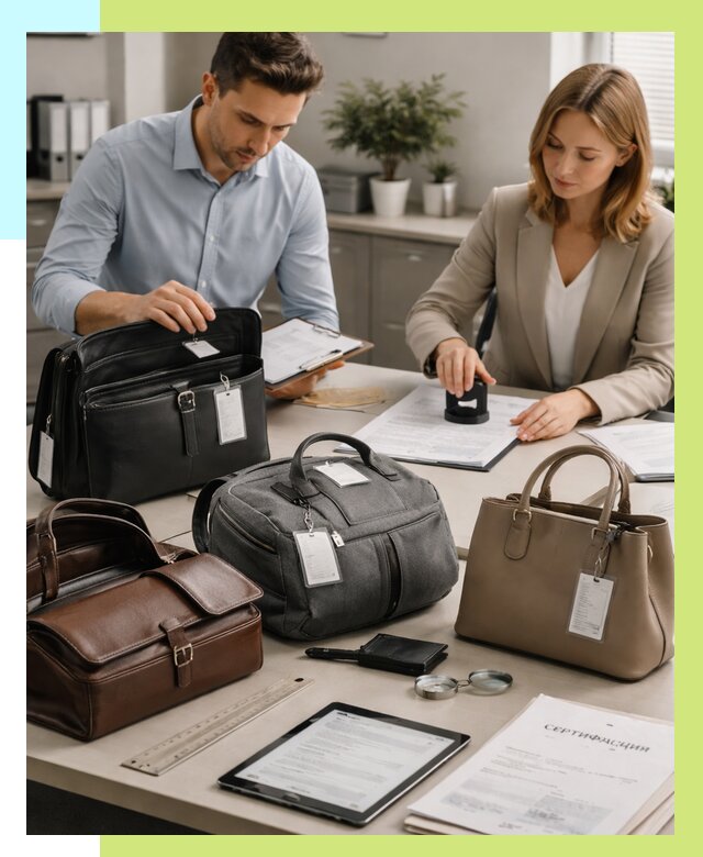 Сертификация сумок в Черкесске от 7647 руб. | Алешин-Чрк