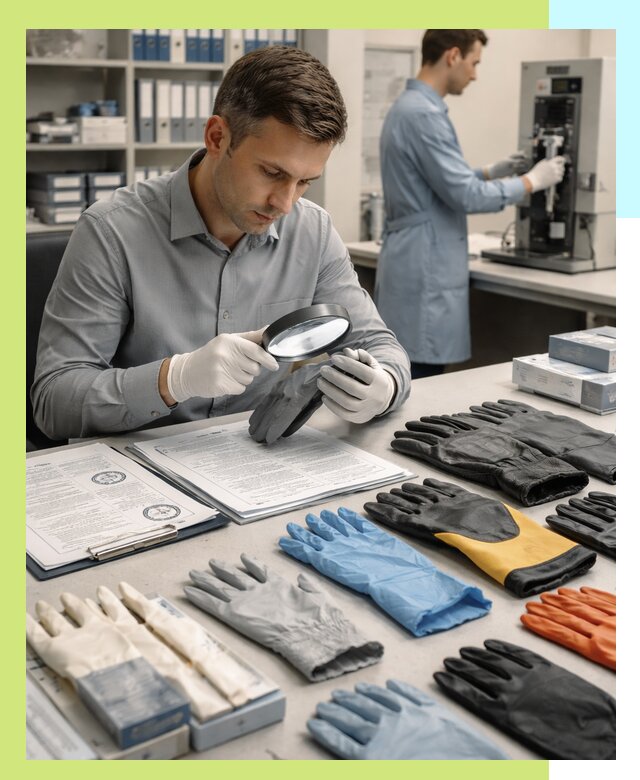 Сертификация перчаток и средств защиты продукции в Черкесске