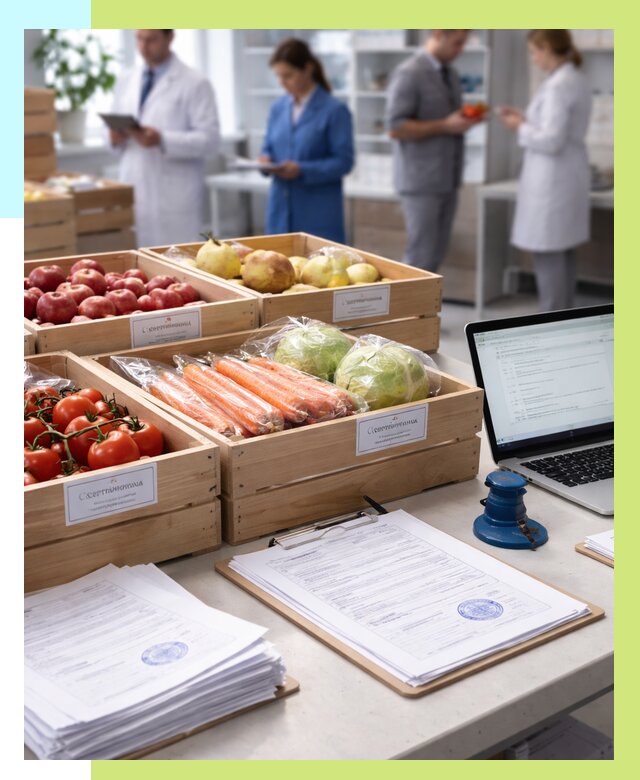 Сертификация овощей и фруктов в Черкесске от 8667 р. | Алешин-Чрк