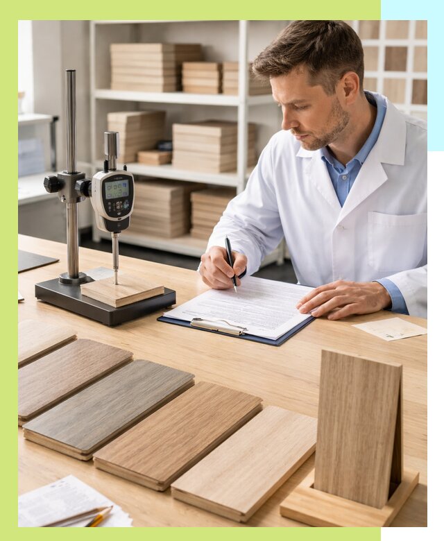 Сертификация ламината с испытаниями и оформлением документов в Черкесске