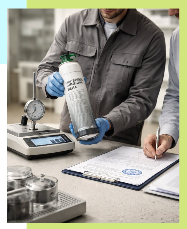 Сертификация монтажной пены в Черкесске от 15294 р. | Алешин-Чрк