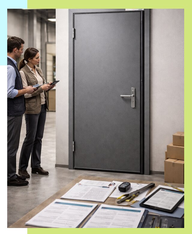 Сертификация противопожарных дверей в Черкесске от 9176 р. | Алешин-Чрк