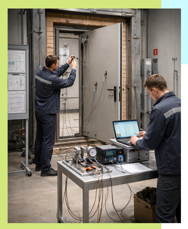 Сертификация противопожарных дверей в Черкесске по ГОСТ и ТР