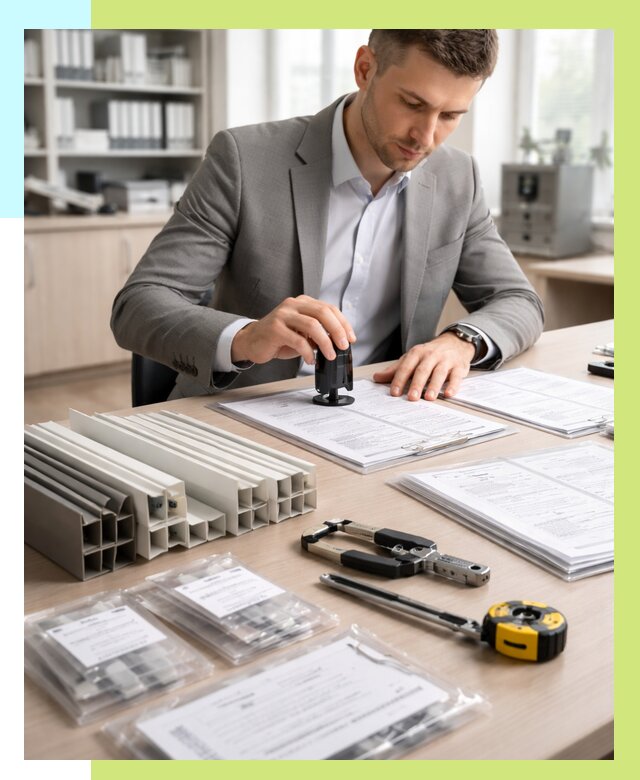 Сертификация ПВХ продукции в Черкесске от 8667 р., Алешин-Чрк