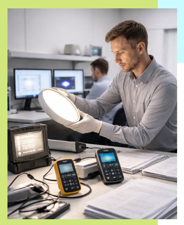 Сертификация светильников в Черкесске: испытания и оформление