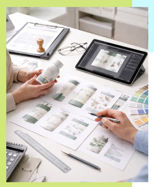 Профессиональная разработка дизайна и текста этикетки продукции в Черкесске