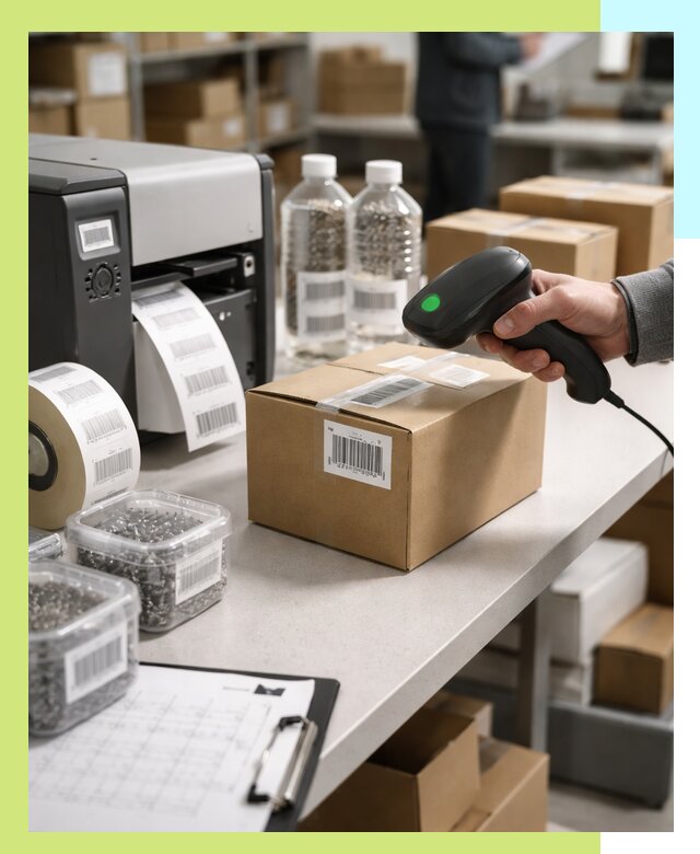 Штрихкодирование продукции и маркировка для продажи в Черкесске