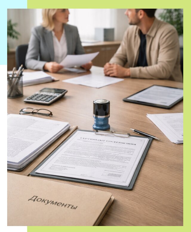 Сертификат соответствия на продукцию в Черкесске от 15294 р.|Алешин-Чрк