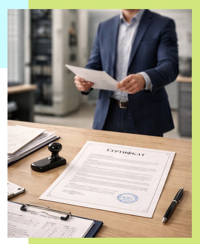 Сертификат на оборудование в Черкесске от 15294 р. | Алешин-Чрк