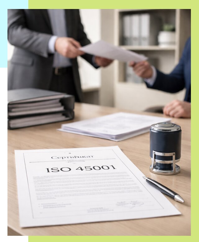 Сертификат ISO 45001 в Черкесске под ключ от 45882 р. | Алешин-Чрк